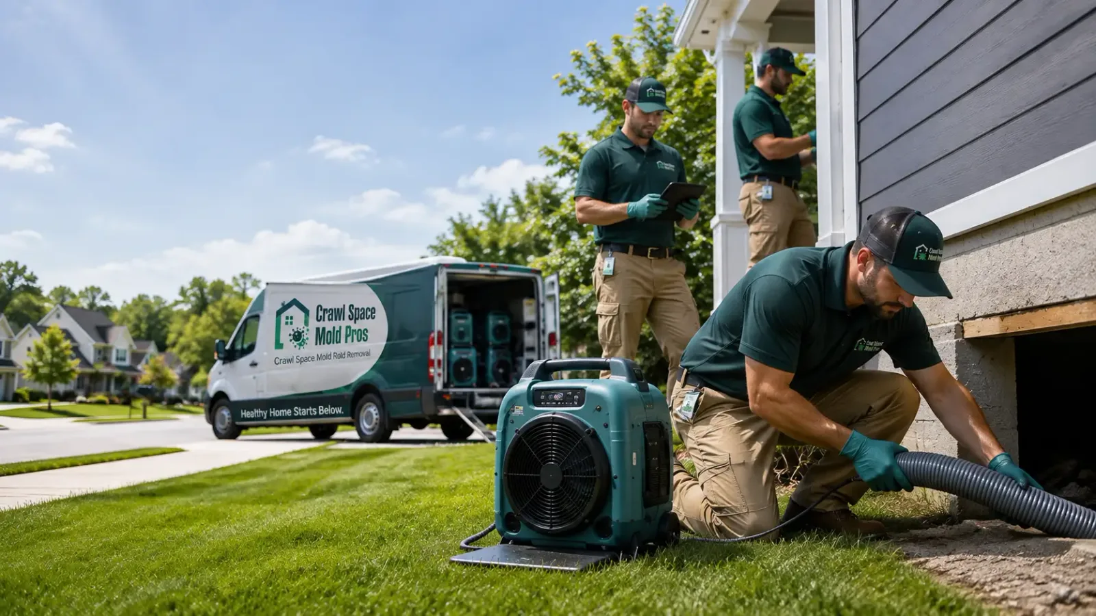 Crawl Space Mold Removal in Paradise, MI